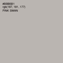 #BBB5B1 - Pink Swan Color Image
